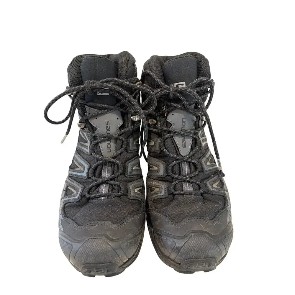 Salomon Men's 8 X Ultra 3 Mid GTX hiking boots black/grey Contagrip Trails